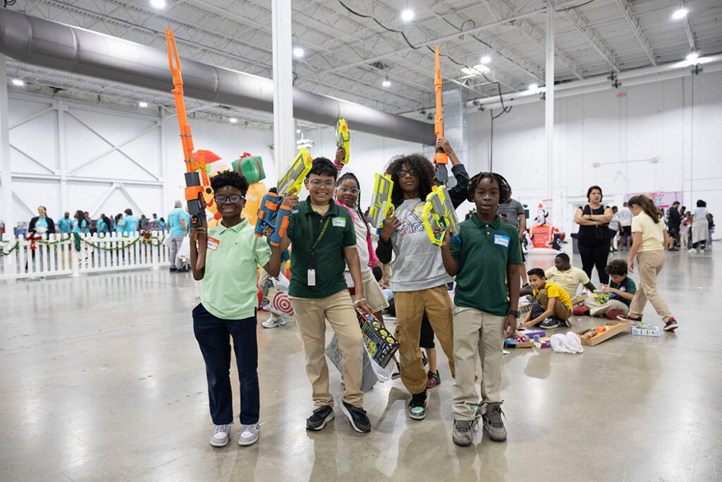 Holiday Toy Distribution Event Photo