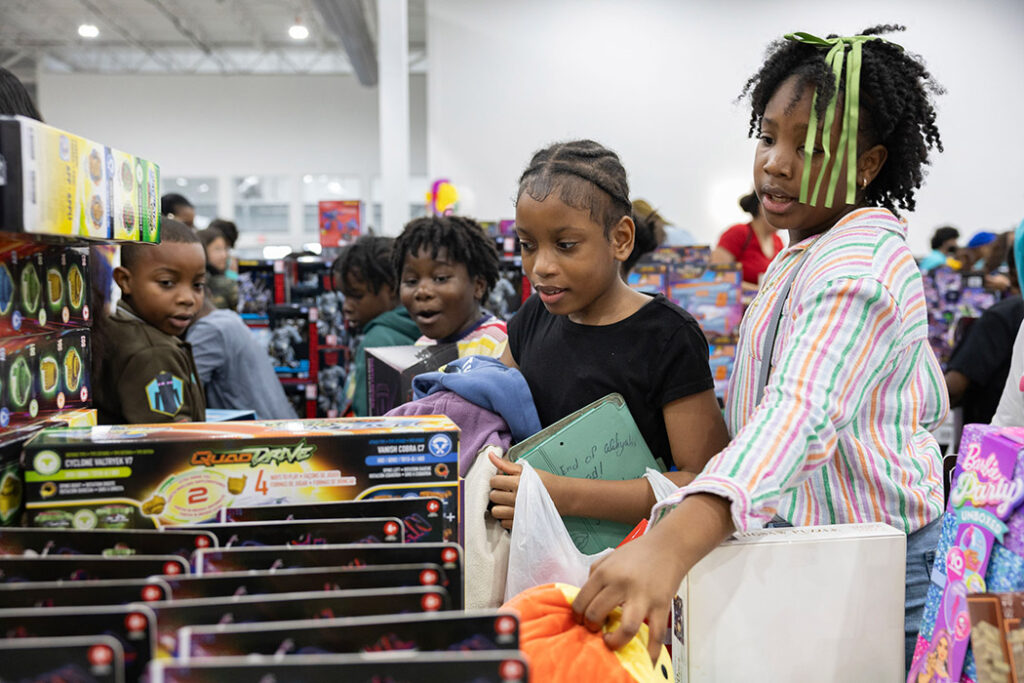 Holiday Toy Distribution Event Photo