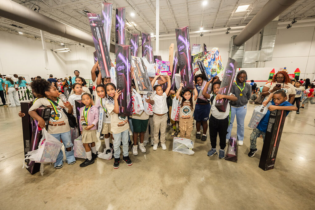 Holiday Toy Distribution Event Photo