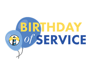 Birthday of Service logo