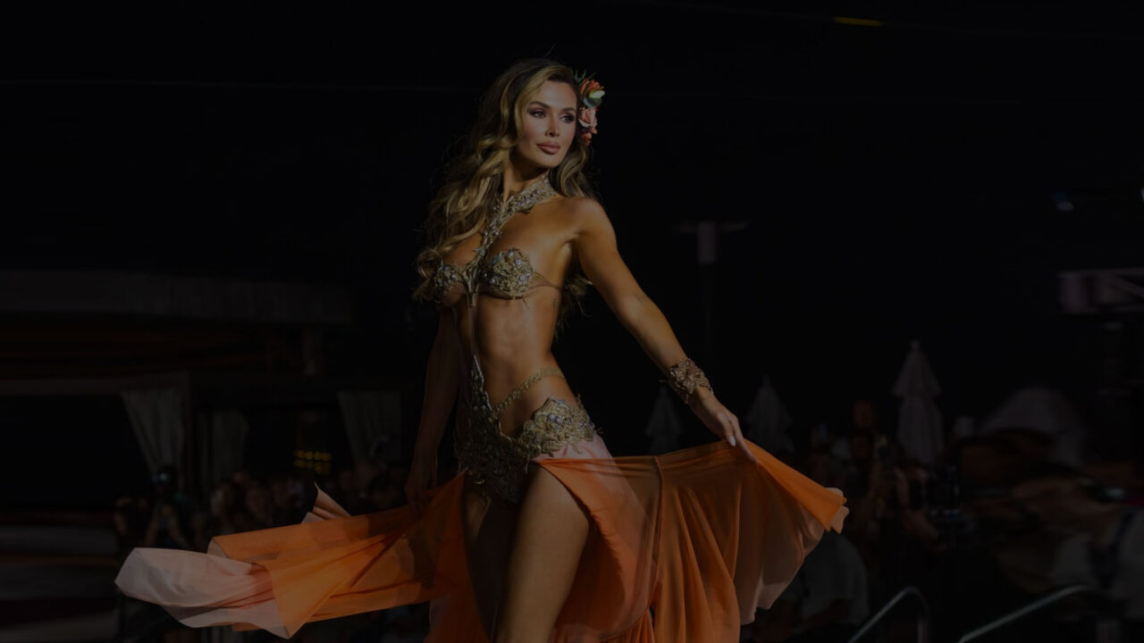 Woman in bathing suit