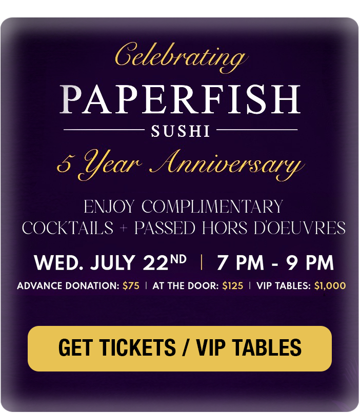 Cocktails with a Cause Paperfish Event